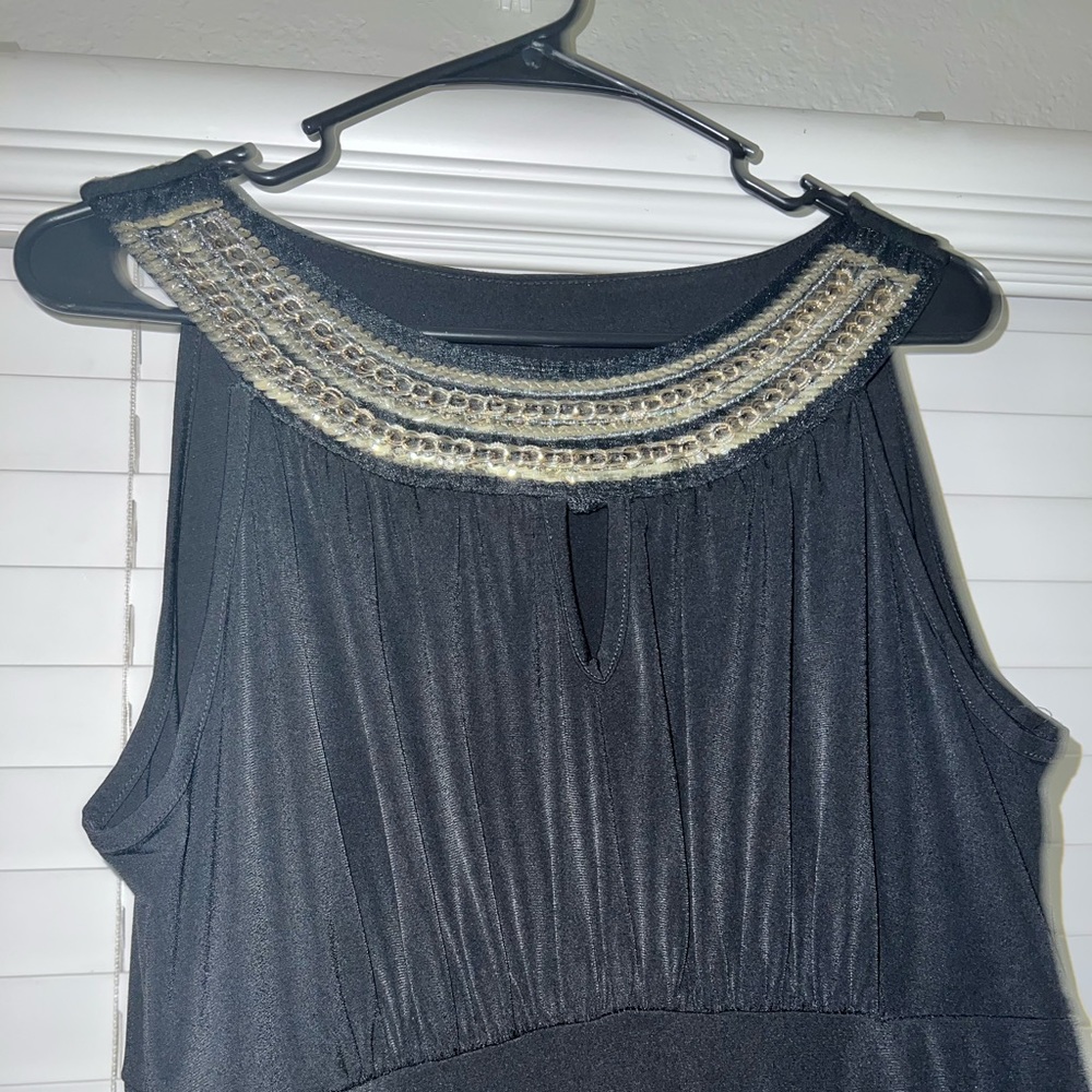 Black and gold Dress